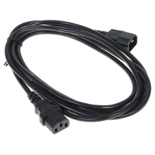 Кабель питания Cablexpert PC-189-VDE-R-1.8M, C13-С14, 3x0.75мм2, 10A, с заземлением, медь, 1.8м, красный, пакет