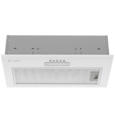 Вытяжка встраиваемая LEX GS Bloc LIGHT 600 белый управление: кнопочное (1 мотор)