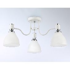 Светильник Ambrella light TR303302/3 WH/CH/FR белый/хром/белый матовый E27*3 max 60W D600*270