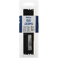 Оперативная память NETAC Basic, DDR5, 16GB (1x16GB), 4800MHz, CL40, UDIMM