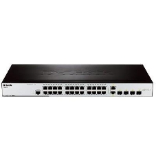 Коммутатор D-Link DES-3200-28/C1A, 24×100 Мбит/с + 2×1 Гбит/с Combo, управляемый