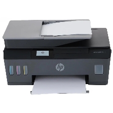 МФУ струйное HP Smart Tank 615 AiO (Y0F71A), A4, цветной, печ. до 22 стр/мин. (ч/б) до 16 стр/мин. (цвет), скан. до 5 стр/мин. (ч/б) 3 стр/мин. (цвет), 1200 x 1200 dpi (ч/б печать, скан.) 1200 x 4800 dpi (печать цвет), USB, Wi-Fi, BlueTooth, Air Print, Mopria