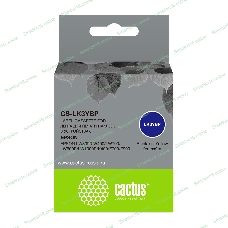 Картридж ленточный Cactus CS-LK3YBP черный шрифт, желтый фон (9 мм, 9 м) для Epson LW300/LW400/LW700/LW600P/LW1000P/K400/Z700/Z900