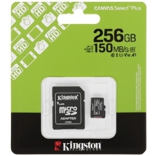 Флеш карта microSDXC 256Gb Kingston SDCS3/256Gb Canvas Select Plus + adapter