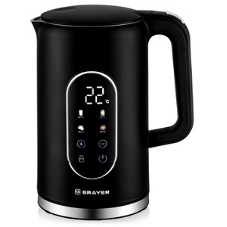 Чайник электрический BRAYER BR6107BK, черный, 1.7 л, 2200 Вт