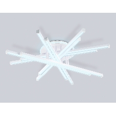 Потолочный светодиодный светильник Ambrella light FL6275 WH белый 134W 3000K-6400K 800*800*165 (ПДУ ИК)