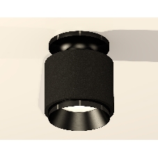 Светильник Ambrella Light XS7511060 SBK/PBK черный песок/черный полированный MR16 GU5.3 (N7926, C7511, N7031)