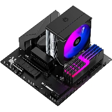 Кулер для процессора ID-COOLING SE-214-XT V2 LGA1851/1700/1200/115X/AM5/AM4 (16шт/кор, TDP 200W, PWM, 4 тепл.трубки прямого контакта, FAN 120мм, Random Spectrum Lighting) RET
