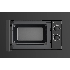 Встраиваемая микроволновая печь Weissgauff HMT-2016 BGL Flat Table черный, 20 л, 700 Вт, переключатели - поворотный механизм