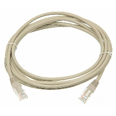 Патч-корд LANMASTER UTP TWT-45-45-3.0/6-GY вилка RJ-45-вилка RJ-45 Cat.6 3м серый ПВХ (уп.:1шт)