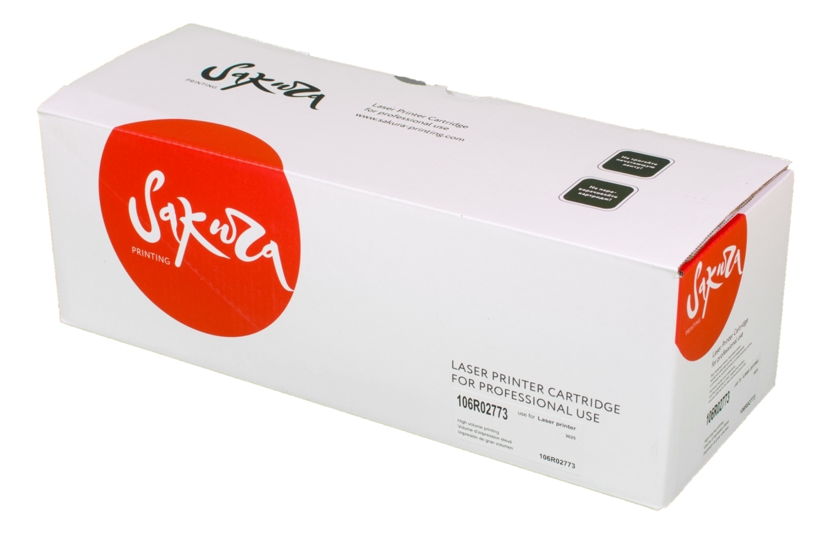 Картридж лазерный Sakura SA106R02773 (тип 106R02773) черный, 1500 стр., для Xerox Phaser 3020/ WorkCentre 3025