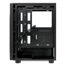 Компьютерный корпус без блока питания HSPD M510, Mesh Mid Tower, черный, TG, 0.5 SPCC, no fans ATX, mATX, mITX 180/280/160мм 1x2.5
