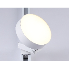 Трековый однофазный светодиодный светильник Ambrella light GL6835 WH белый LED 15W 3000K D115*80