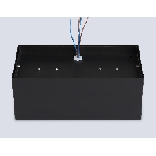 Светильник Ambrella light TN6535/2 BK черный IP44 GX53/2 200*100*80