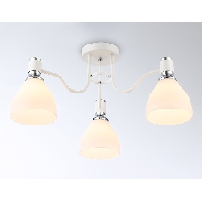 Светильник Ambrella light TR303302/3 WH/CH/FR белый/хром/белый матовый E27*3 max 60W D600*270