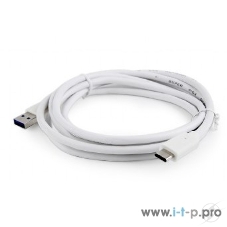 Кабель USB Cablexpert CCP-USB3-AMCM-6-W, USB3.0 AM/USB Type-C, 1.8м, белый, пакет
