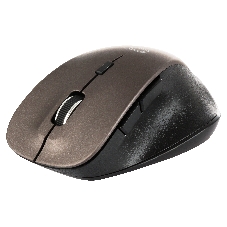Мышь беспроводная Qumo Office Elite M55 коричневый, 2400 dpi, радиоканал, USB, кнопки - 6