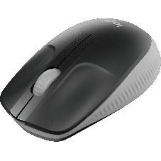 Мышь беспроводная Logitech M190 черный/серый, 1000 dpi, радиоканал, USB, кнопки - 3
