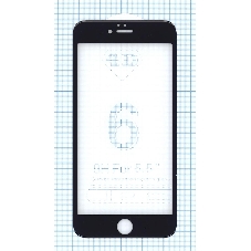 Защитное стекло 4D для Apple iPhone 6/6S Plus черный
