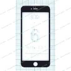 Защитное стекло 4D для Apple iPhone 6/6S Plus черный