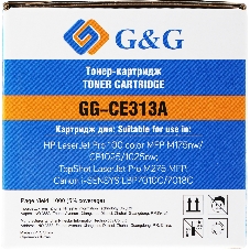 Картридж лазерный G&G GG-CE313A CE313A пурпурный (1000 стр.) для HP LaserJet Pro MFP M175nw/CP1025/1025nw/M275 MFP