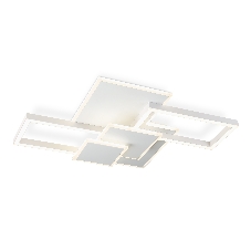 Потолочный светодиодный светильник Ambrella light FA1031/5 WH белый 95W 3000K-6400K 705*500*95 (ПДУ ИК)