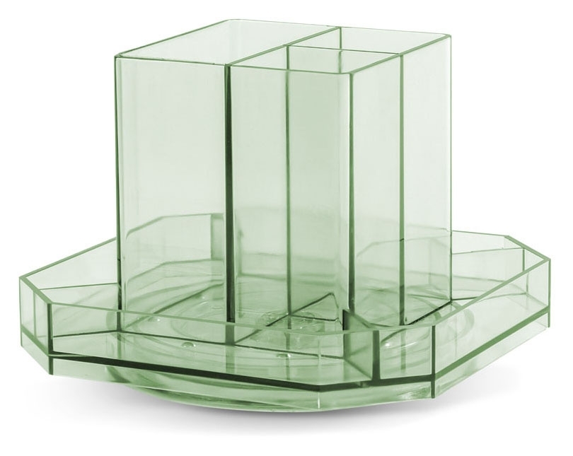 Органайзер настольный Deli 8942GREEN 140x140x98мм, зеленый, пластик