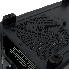Компьютерный корпус без блока питания HSPD M510, Mesh Mid Tower, черный, TG, 0.5 SPCC, no fans ATX, mATX, mITX 180/280/160мм 1x2.5