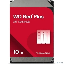 Жесткий диск HDD Western Digital 10Tb, 7200RPM SATA 3.5 Red Plus NAS 512MB buffer