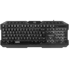 Комплект клавиатура+мышь Qumo Mystic K58/M76 проводной, USB, 3200 DPI, чёрный