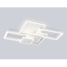 Потолочный светодиодный светильник Ambrella light FA1031/5 WH белый 95W 3000K-6400K 705*500*95 (ПДУ ИК)