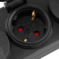 Сетевой фильтр Buro 300MDP-3-B 3 м, 3 розетки, черный, коробка