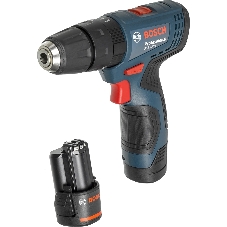 Дрель-шуруповерт Bosch GSB 120 Li, 12 В, 2 Ач, 30 Нм, щеточный