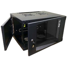 Шкаф настенный Lanmaster Next TWT-CBWNG-15U-6X6-BK 15U 550x600мм пер.дв.стекл съемные бок.пан. 60кг черный