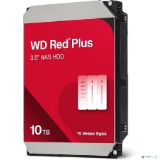 Жесткий диск HDD Western Digital 10Tb, 7200RPM SATA 3.5 Red Plus NAS 512MB buffer
