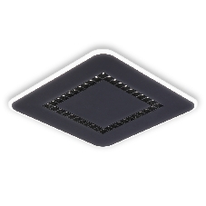 Светильник Ambrella light FL51419 BK черный 3000K/4200K/6400K 68W 488*488*40 (ПДУ ИК)