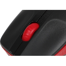 Мышь беспроводная Logitech M190 черный/красный, 1000 dpi, радиоканал, USB, кнопки - 3