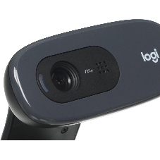 Веб-камера Logitech C270 HD 1280x720, 30 кадр/с, USB Type-A, микрофон (шумоподавление), автоосвещение, универсальное крепление
