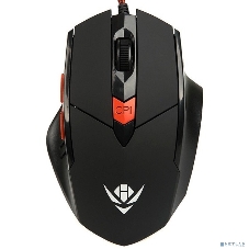 Мышь проводная Dialog MOG-11U Nakatomi Gaming - 6 кнопок + ролик, USB,черная