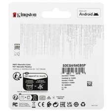 Флеш карта microSDXC 64Gb Kingston SDCG4/64Gb Canvas Go! Plus + adapter