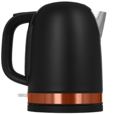 Чайник электрический BRAYER BR1005BK 2200 Вт.1.7 л, STRIX, сталь окраш, термометр, черный