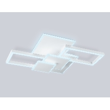 Потолочный светодиодный светильник Ambrella light FA1031/5 WH белый 95W 3000K-6400K 705*500*95 (ПДУ ИК)