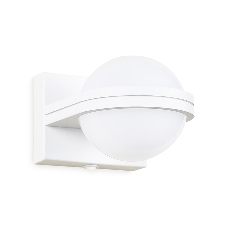 Настенный светодиодный светильник Ambrella light FW555 SWH белый песок LED 3000K 5W 80*80*138