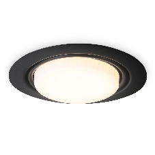 Светильник встраиваемый G10123 BK черный GX53 max 12W D120*48