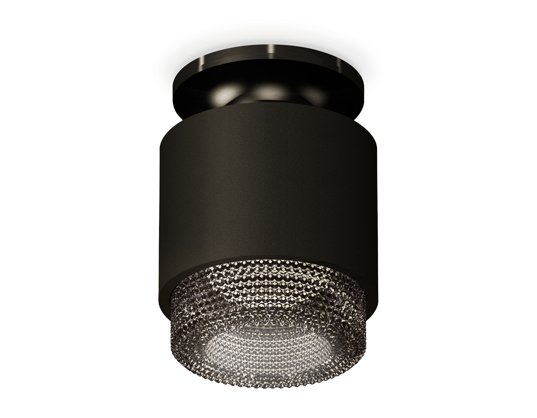 Светильник Ambrella Light XS7511062 SBK/PBK/BK черный песок/черный полированный/тонированный MR16 GU5.3 (N7926, C7511, N7192)