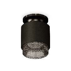 Светильник Ambrella Light XS7511062 SBK/PBK/BK черный песок/черный полированный/тонированный MR16 GU5.3 (N7926, C7511, N7192)