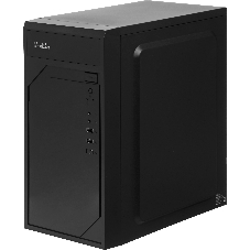 Компьютерный корпус KingPrice KPCC-MN208 черный без БП mATX 1x80мм 2x120мм 2xUSB 2.0 audio