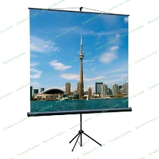 Экран на треноге Lumien 150x150 см Eco View LEV-100101 1:1 напольный рулонный