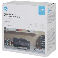 МФУ струйное HP Smart Tank 615 AiO (Y0F71A), A4, цветной, печ. до 22 стр/мин. (ч/б) до 16 стр/мин. (цвет), скан. до 5 стр/мин. (ч/б) 3 стр/мин. (цвет), 1200 x 1200 dpi (ч/б печать, скан.) 1200 x 4800 dpi (печать цвет), USB, Wi-Fi, BlueTooth, Air Print, Mopria