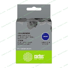 Картридж ленточный Cactus CS-LK6WBN черный, 24мм, 9м для Epson LW700/LW600P/LW1000P/Z700/Z900
